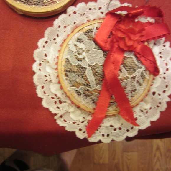 VTG SET OF RUSTIC/FARMHOUSE ORNAMENTS, SET OF 6, EACH DIFFERENT STYLE - Picture 5 of 5